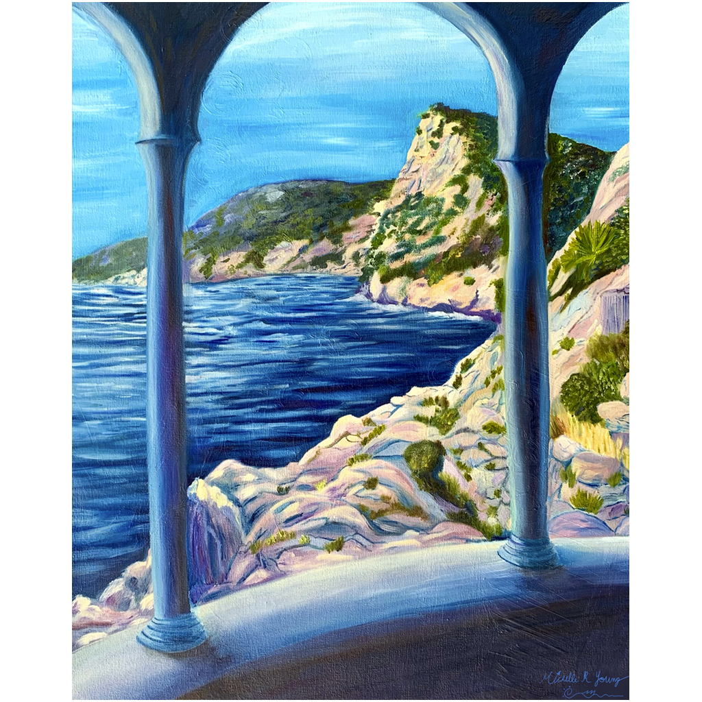 A Balcony View Professional Prints