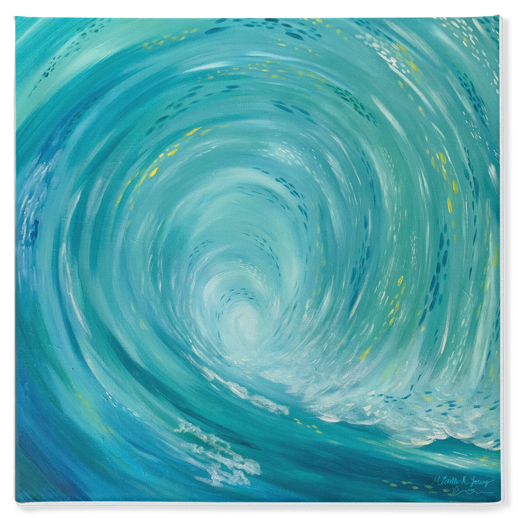 The Tube Wave Canvas Wraps