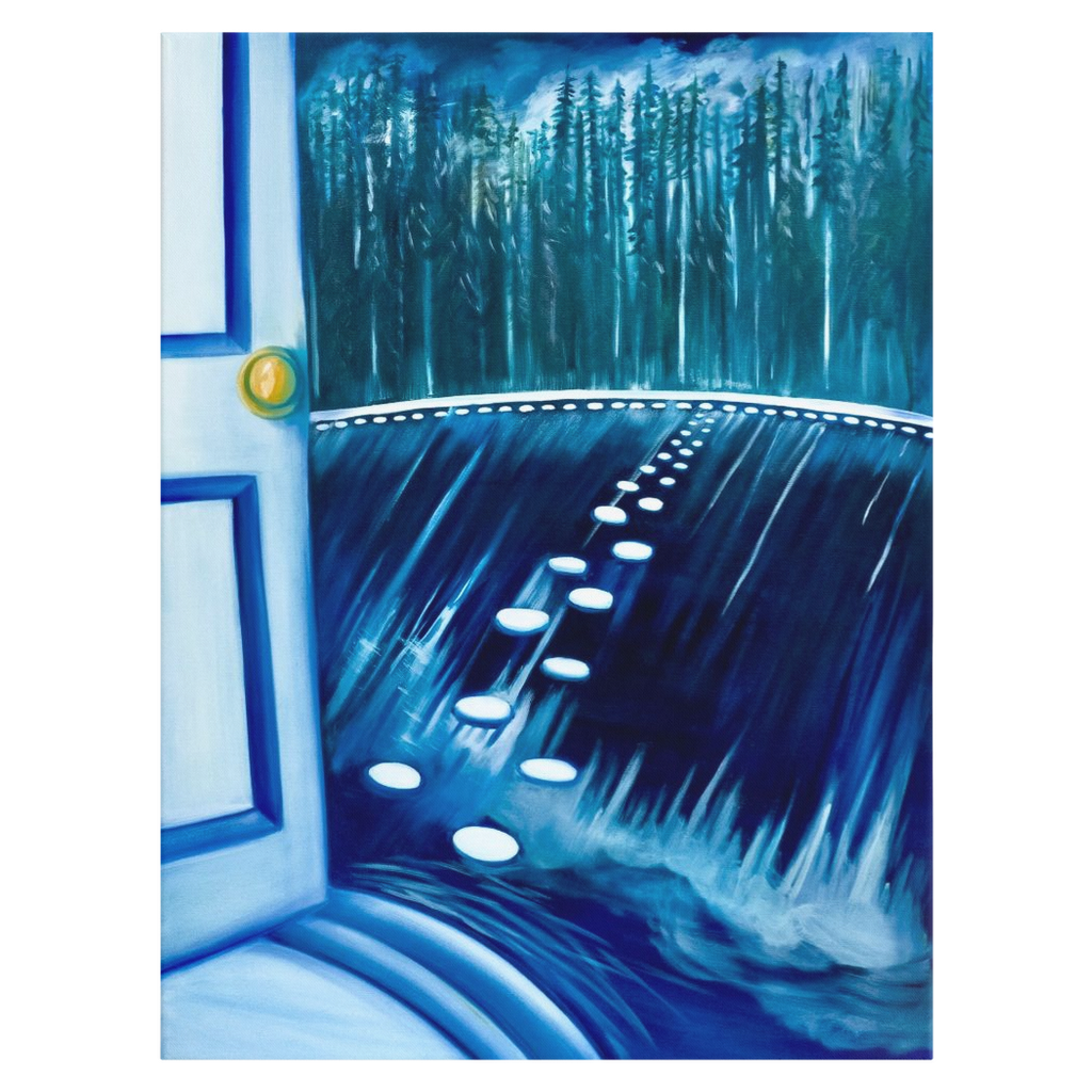 Secret Door canvas wrap
