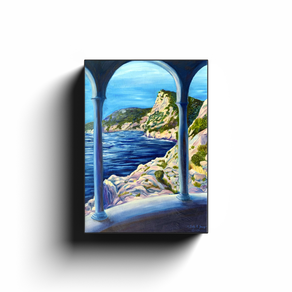 A Balcony View Canvas Wraps