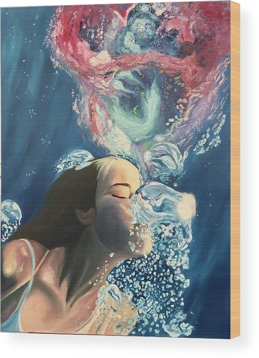 Breath Out - Wood Print
