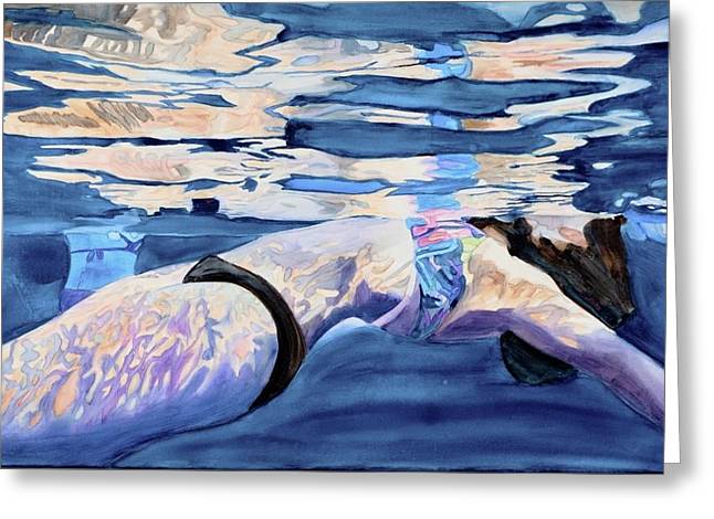 Floating Away - Greeting Card