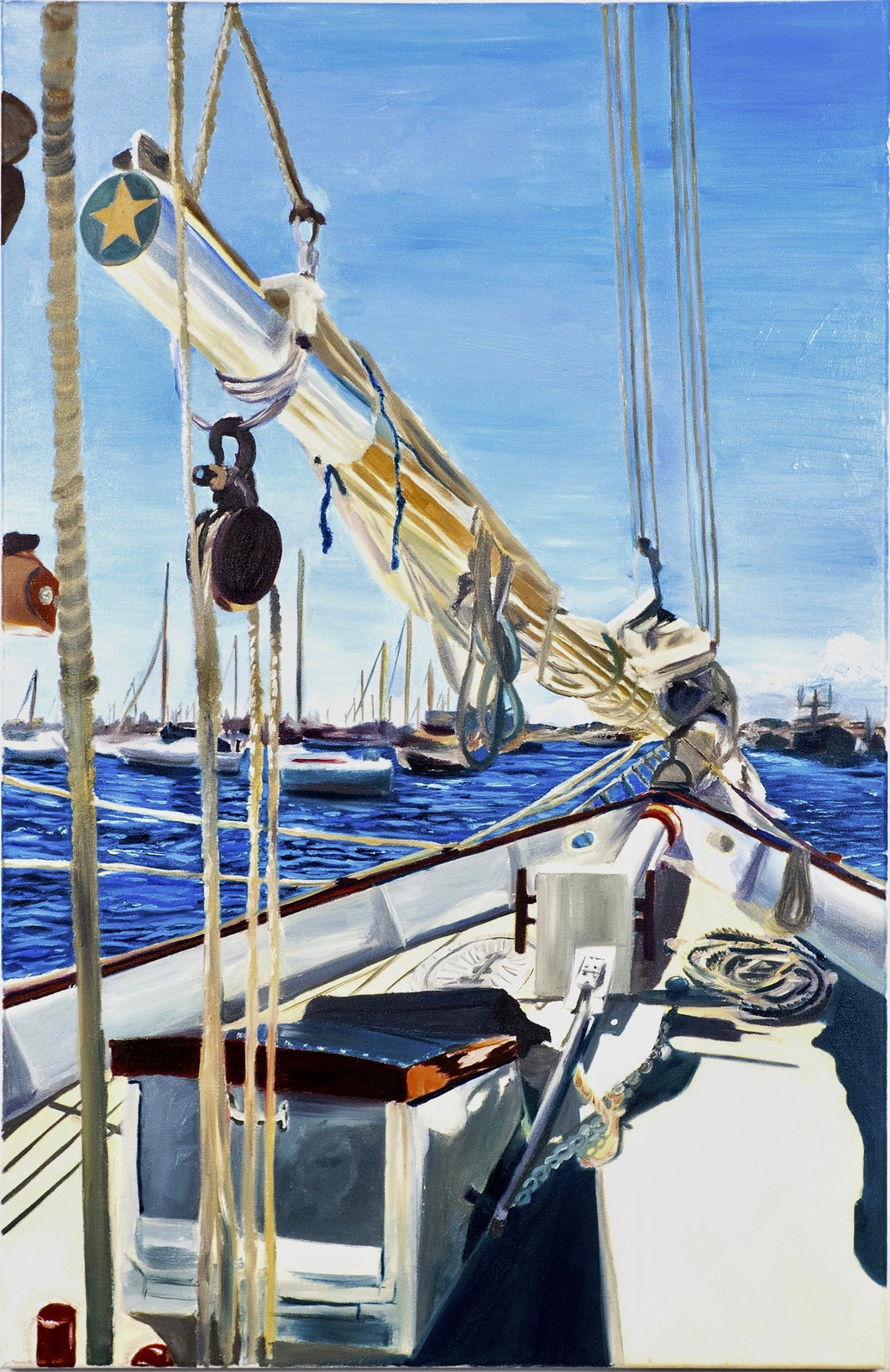 Sailing Day original painting