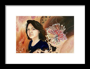 Lionfish scars - Framed Print