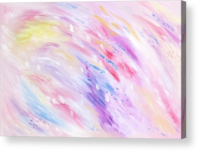 Pink Abstract Passion - Acrylic Print