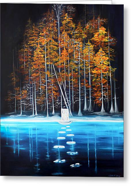 The Broken Path - Greeting Card