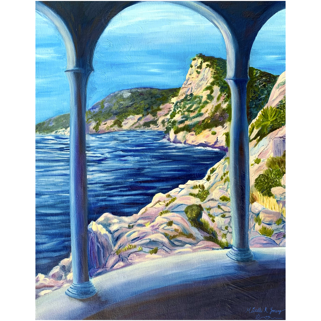 A Balcony View Professional Prints