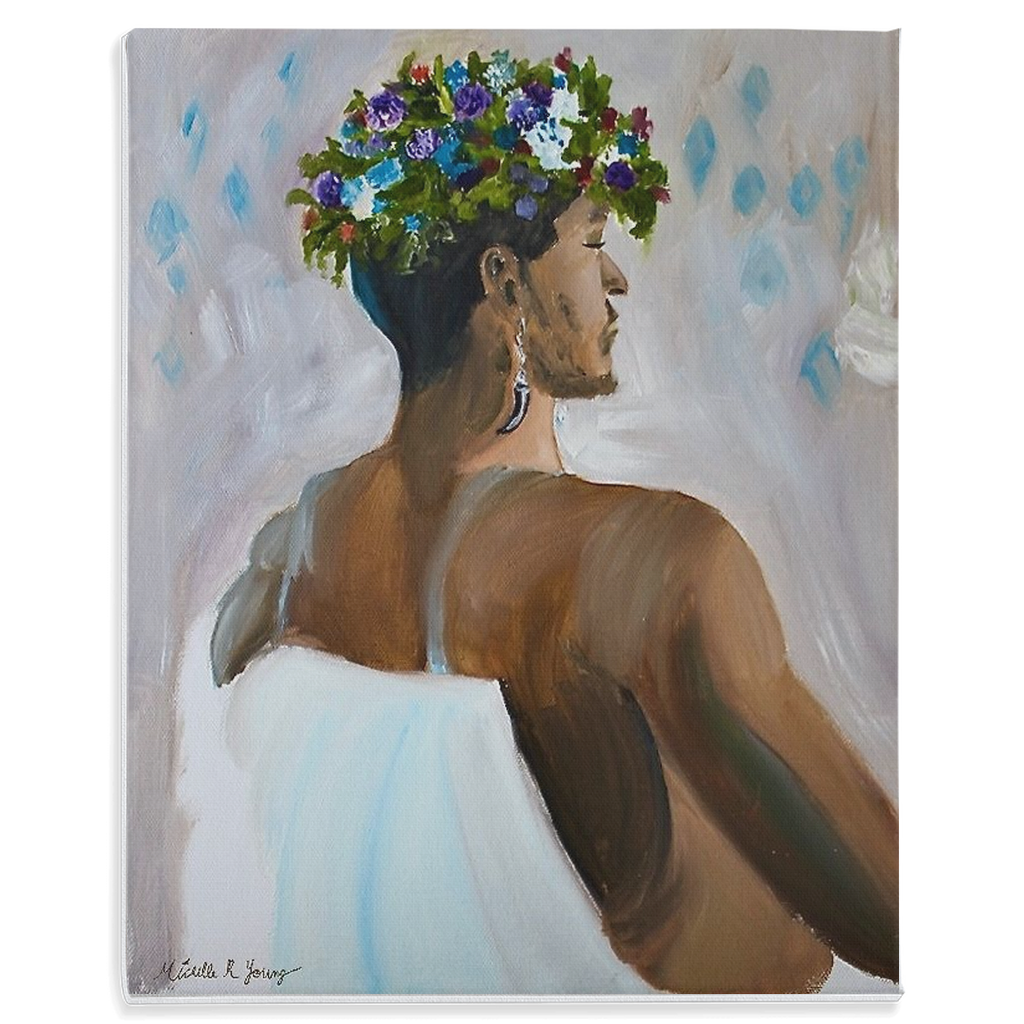 Flower King Canvas Wraps