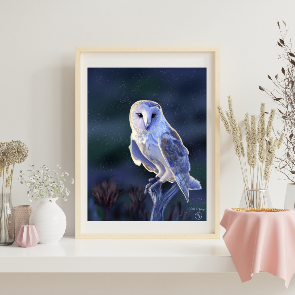 Morning Owl Art Print