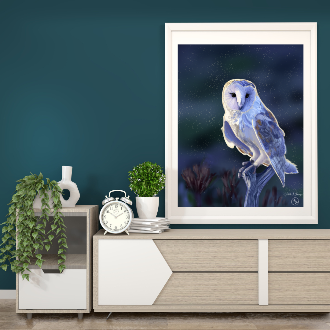 Morning Owl Art Print