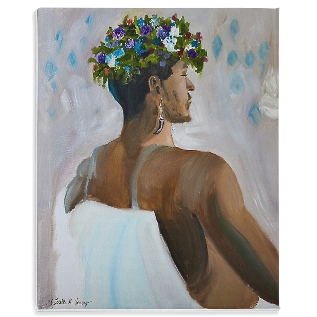 Flower King Canvas Wraps