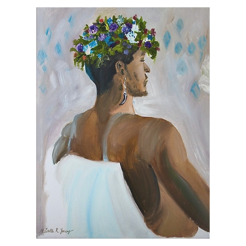 Flower King Canvas Wraps