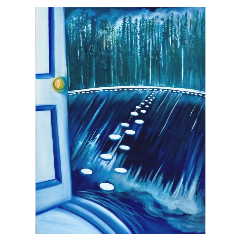 Secret Door canvas wrap