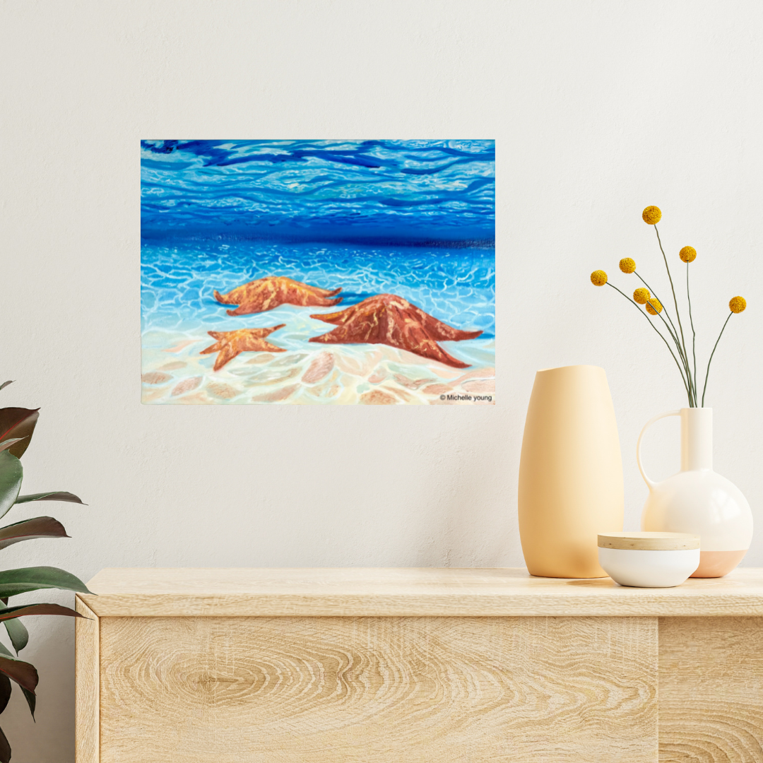 Starfish painting Canvas Wraps