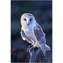 Load image into Gallery viewer, Morning Owl Art Print
