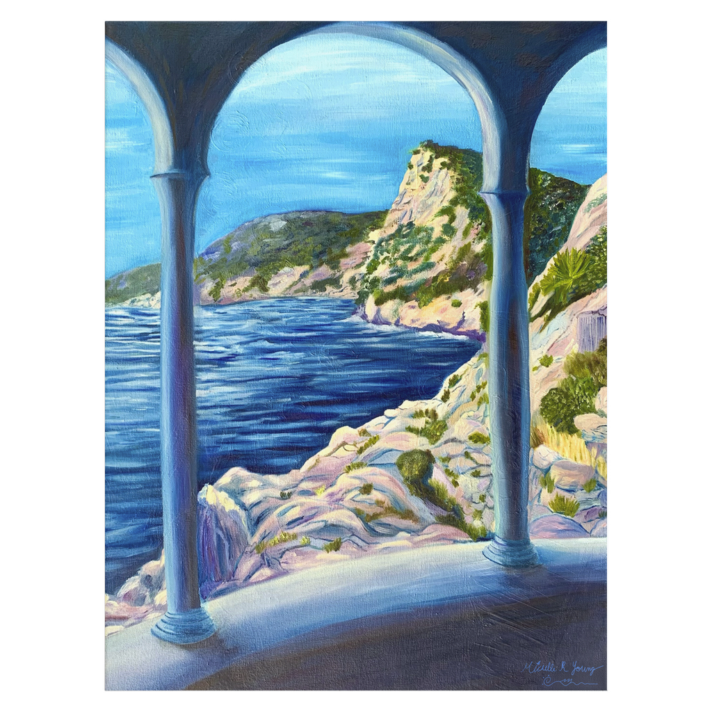A Balcony View Canvas Wraps