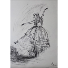 Load image into Gallery viewer, Ballerina Sketch Professional Prints
