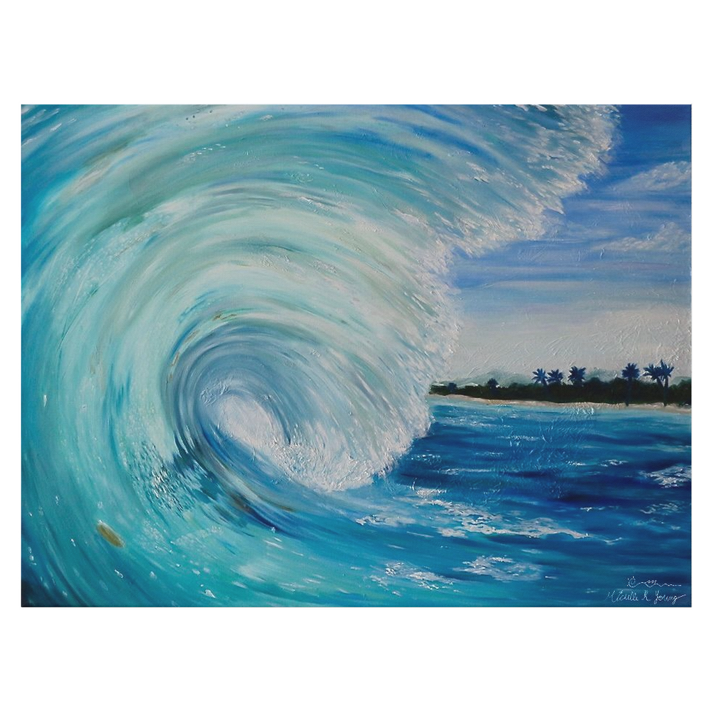 Big Wave Canvas Wraps