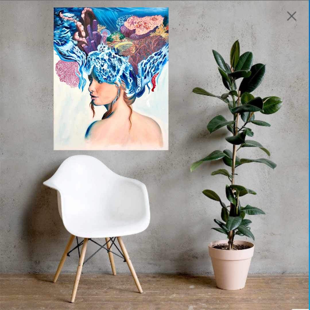 Queen of the sea - Canvas Print