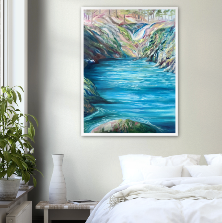 Hidden Paradise Original Canvas Art