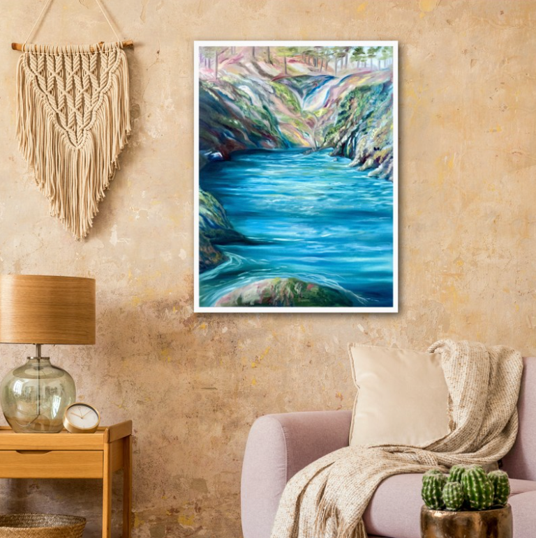 Hidden Paradise Original Canvas Art