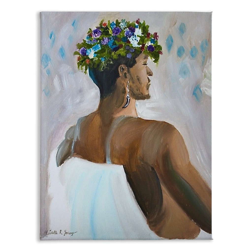 Flower King Canvas Wraps