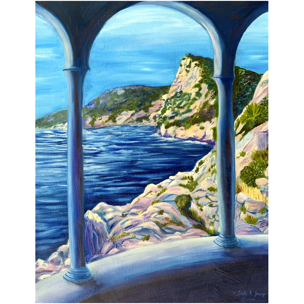 A Balcony View Professional Prints