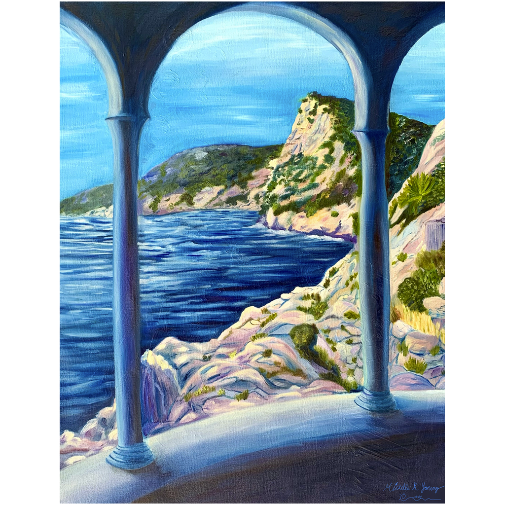 A Balcony View Professional Prints
