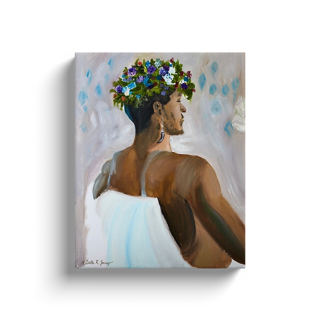 Flower King Canvas Wraps