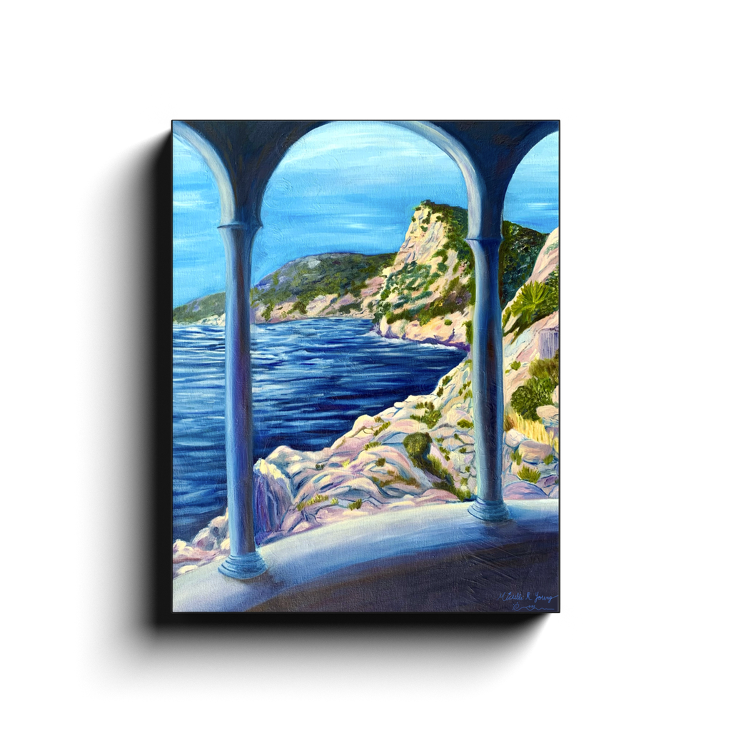 A Balcony View Canvas Wraps