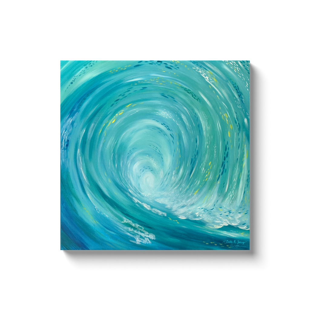 The Tube Wave Canvas Wraps