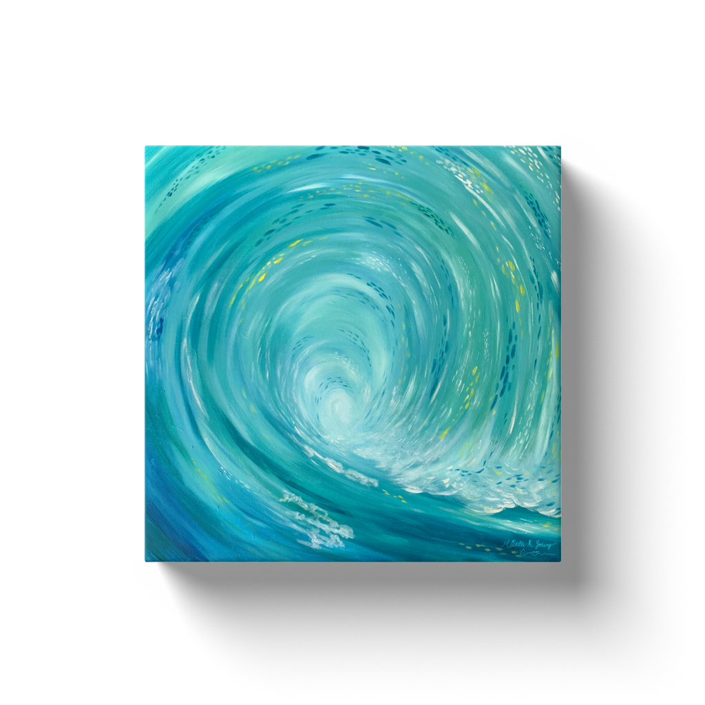 The Tube Wave Canvas Wraps