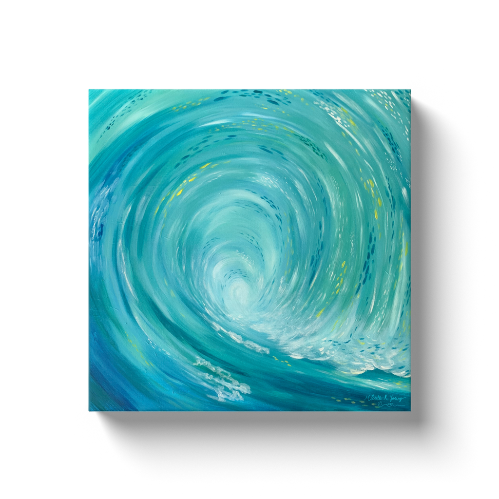 The Tube Wave Canvas Wraps