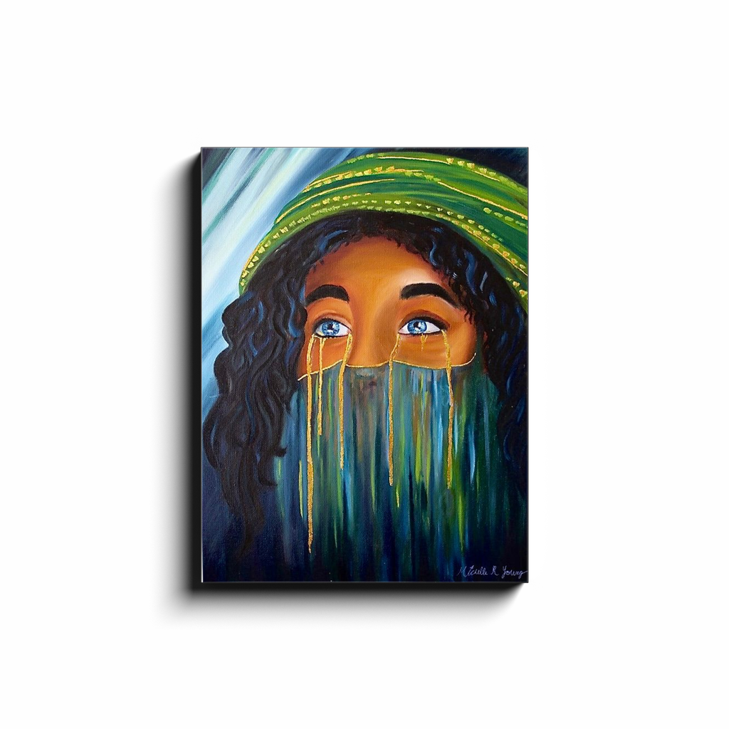 Tears of Gold Canvas Wraps
