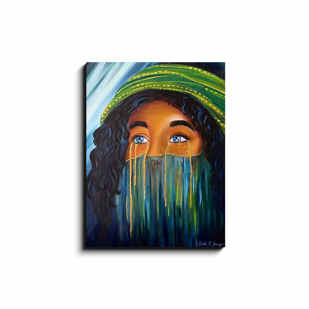 Tears of Gold Canvas Wraps
