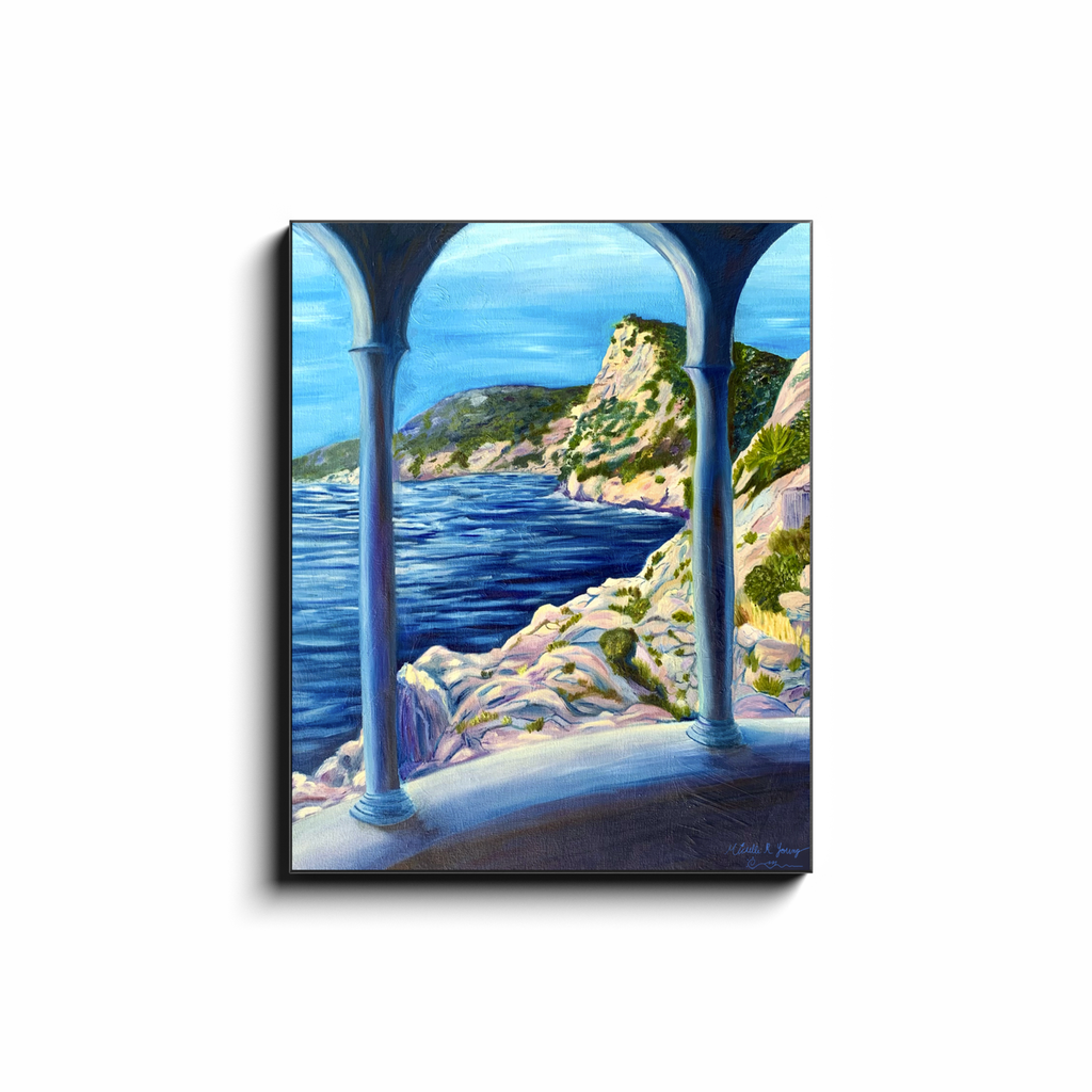 A Balcony View Canvas Wraps