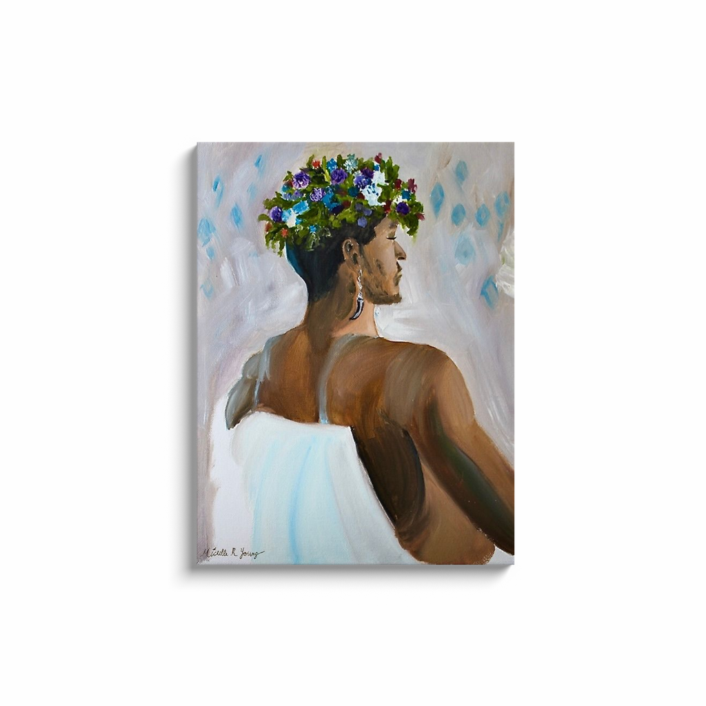 Flower King Canvas Wraps
