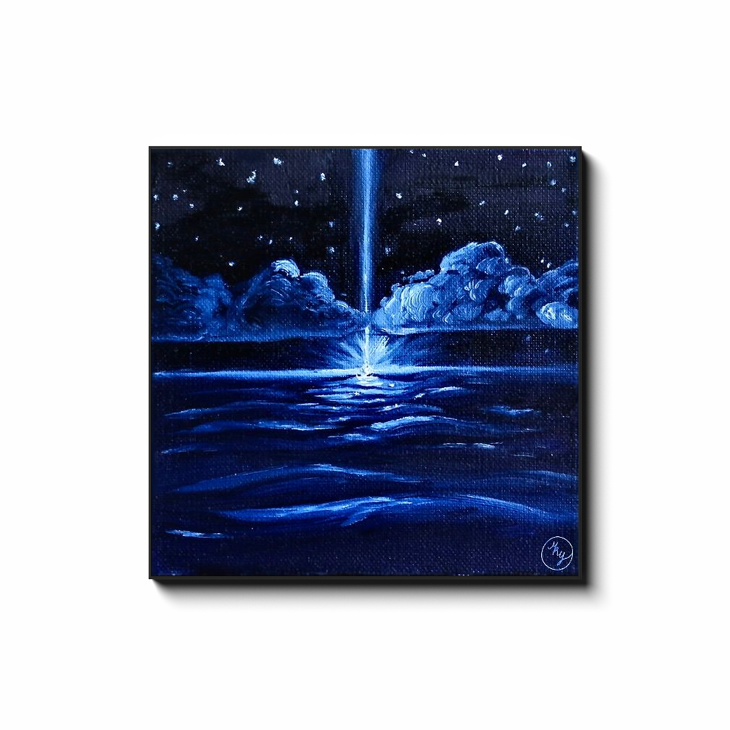 Falling Star Canvas Wraps