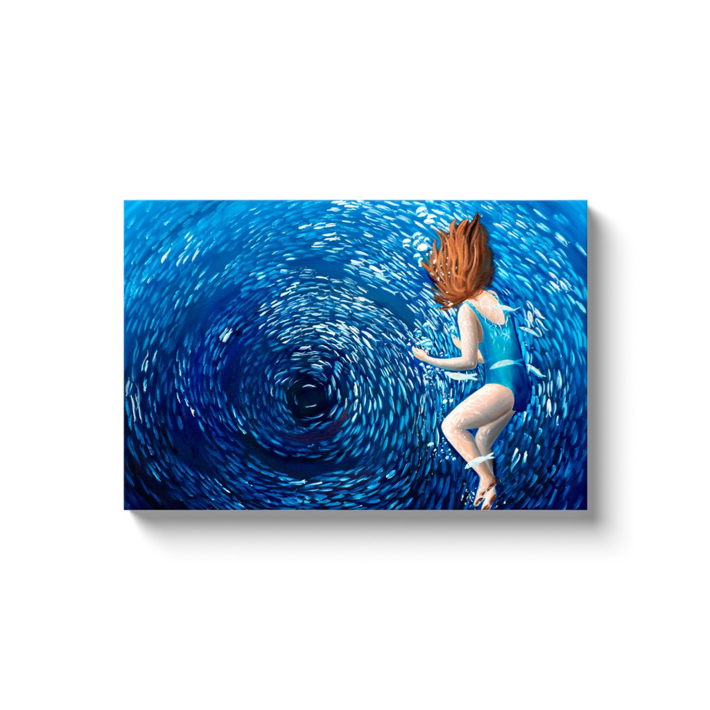 Eye of the sea Canvas Wraps