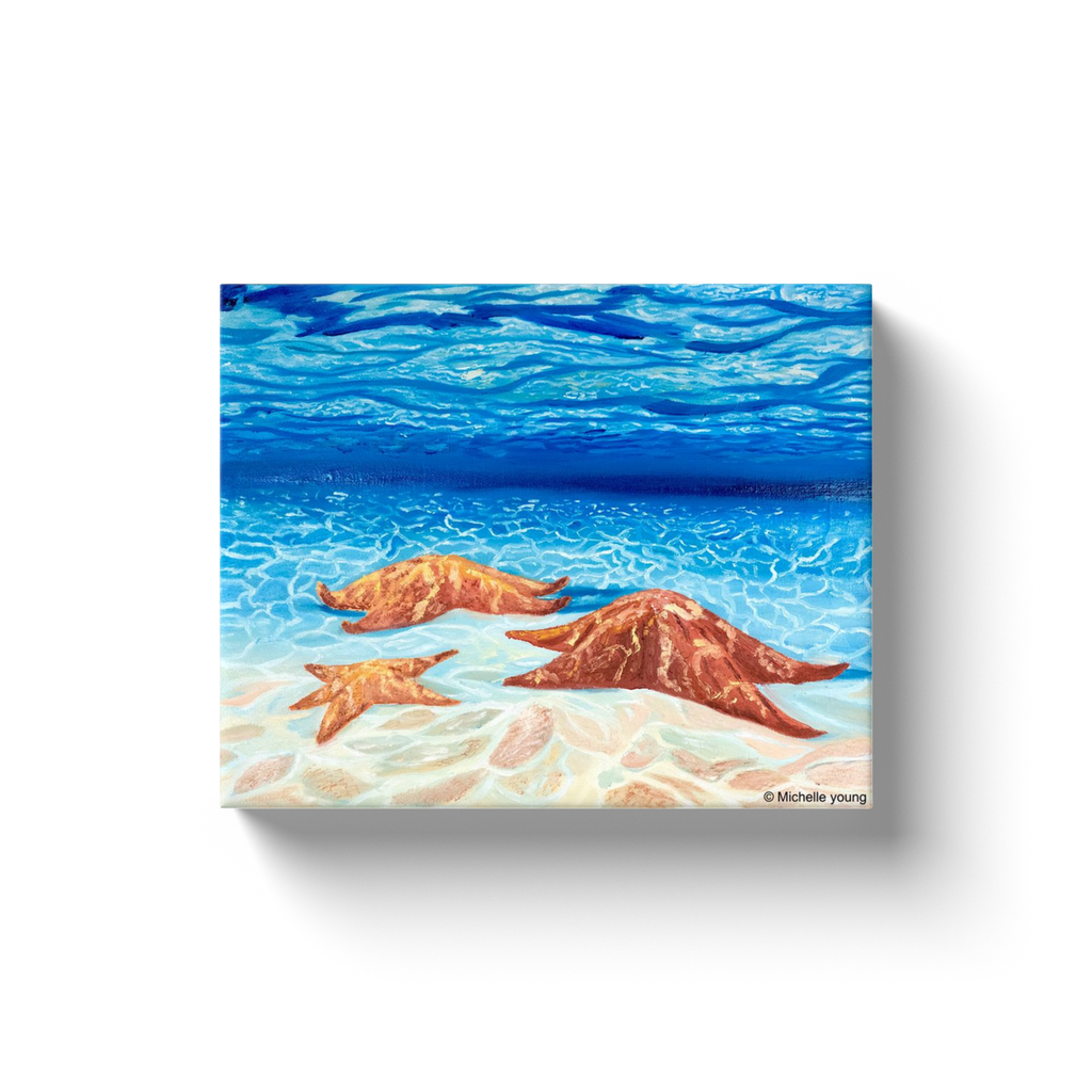 Starfish painting Canvas Wraps