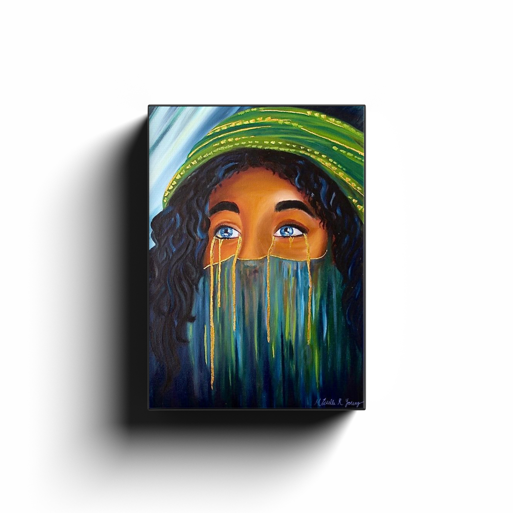 Tears of Gold Canvas Wraps