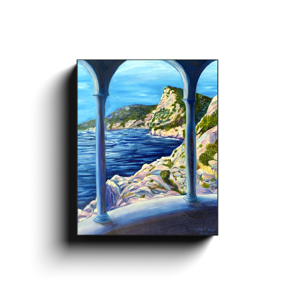 A Balcony View Canvas Wraps