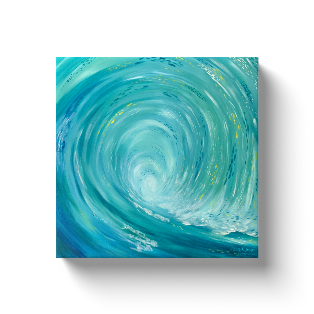The Tube Wave Canvas Wraps