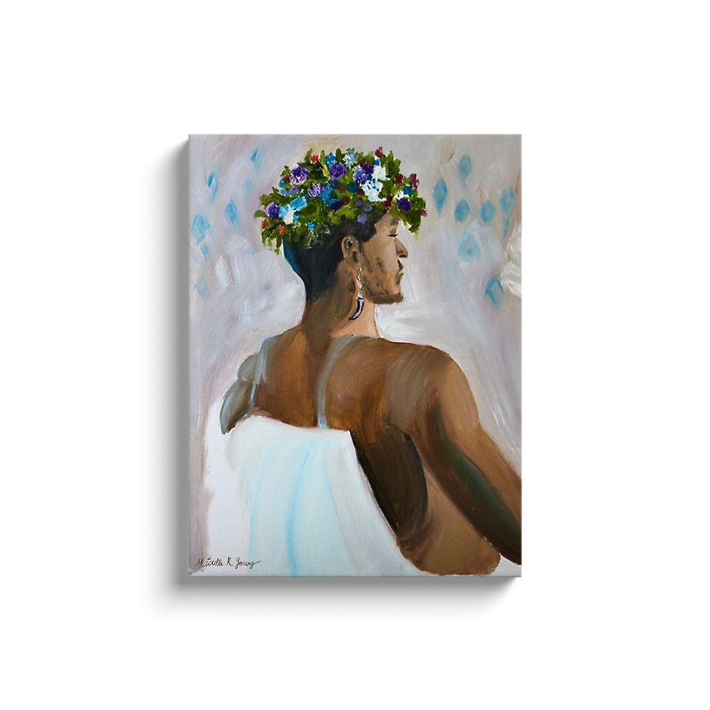 Flower King Canvas Wraps