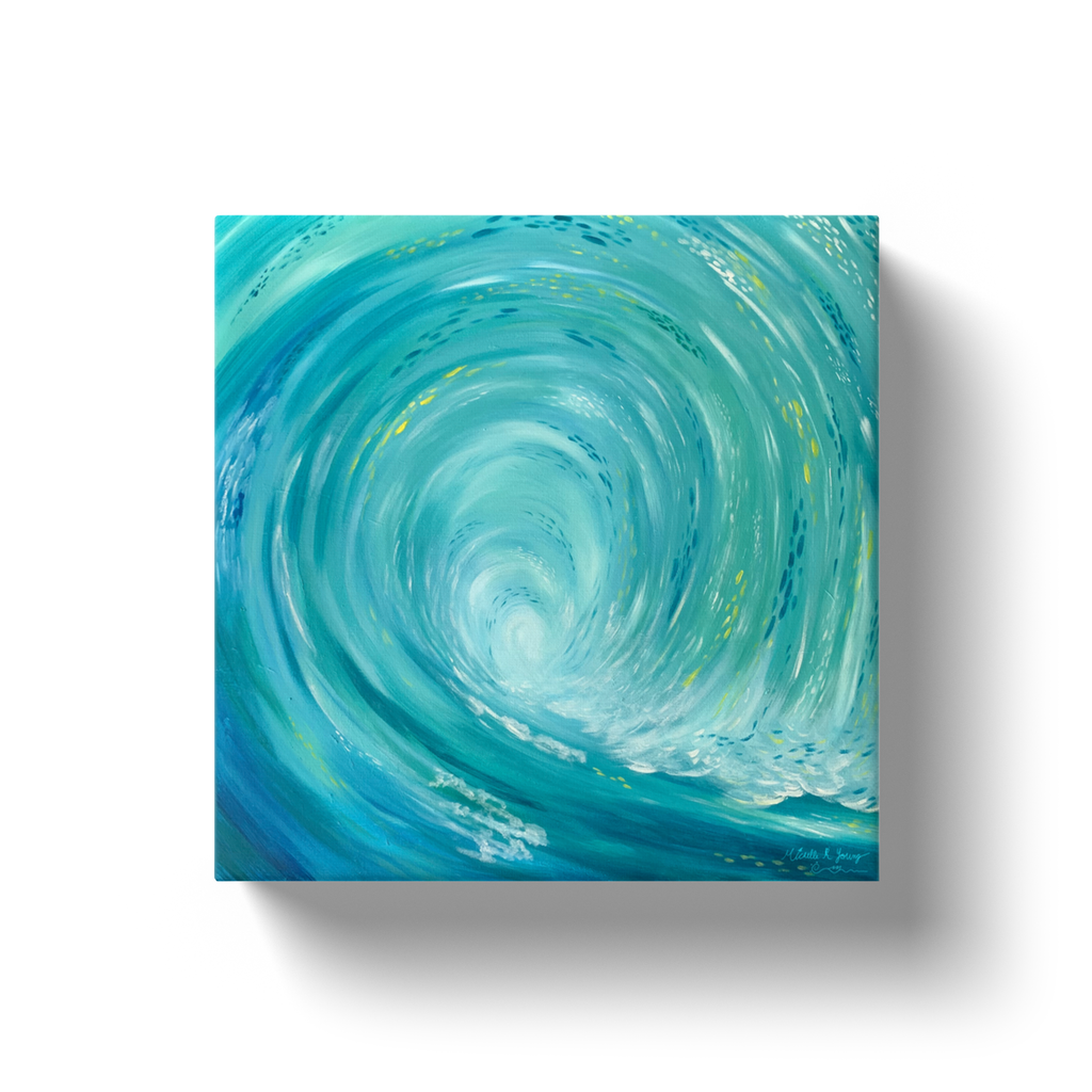 The Tube Wave Canvas Wraps