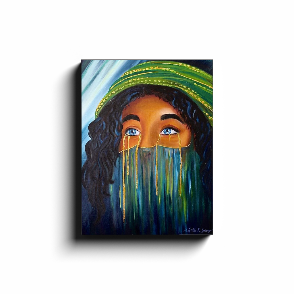 Tears of Gold Canvas Wraps