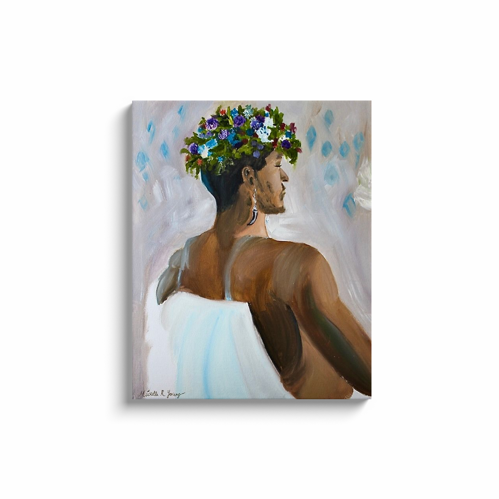 Flower King Canvas Wraps