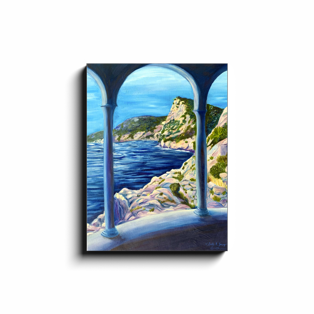 A Balcony View Canvas Wraps