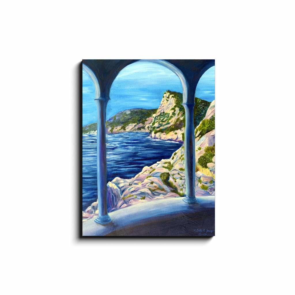 A Balcony View Canvas Wraps
