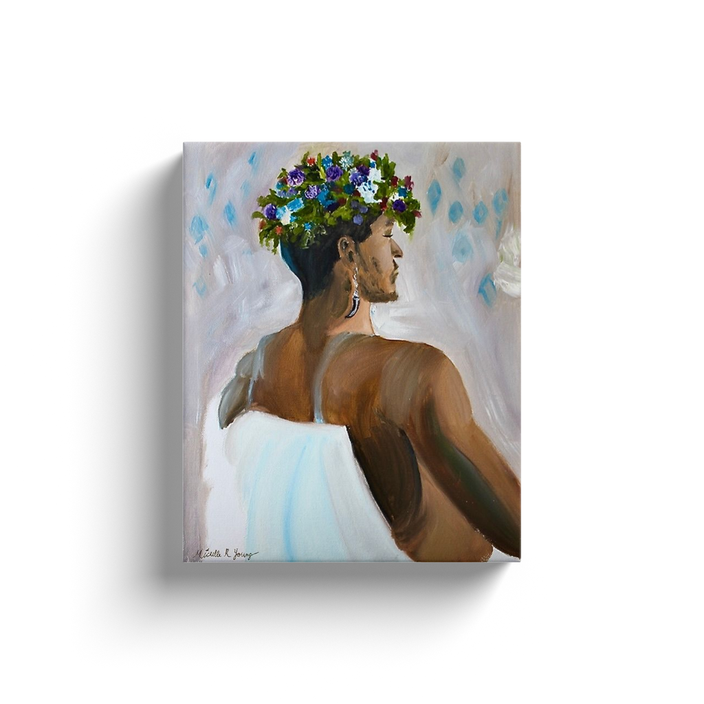 Flower King Canvas Wraps